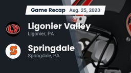 Recap: Ligonier Valley  vs. Springdale  2023