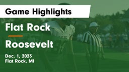 Flat Rock  vs Roosevelt  Game Highlights - Dec. 1, 2023