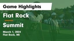 Flat Rock  vs Summit  Game Highlights - March 1, 2024