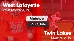 Matchup: West Lafayette vs. Twin Lakes  2016