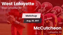 Matchup: West Lafayette vs. McCutcheon  2017