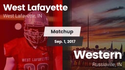 Matchup: West Lafayette vs. Western  2017