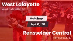 Matchup: West Lafayette vs. Rensselaer Central  2017