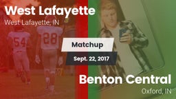 Matchup: West Lafayette vs. Benton Central  2017