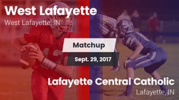Matchup: West Lafayette vs. Lafayette Central Catholic  2017