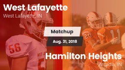 Matchup: West Lafayette vs. Hamilton Heights  2018