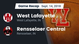 Recap: West Lafayette  vs. Rensselaer Central  2018