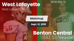 Matchup: West Lafayette vs. Benton Central  2018