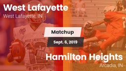 Matchup: West Lafayette vs. Hamilton Heights  2019
