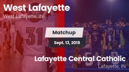 Matchup: West Lafayette vs. Lafayette Central Catholic  2019