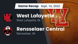 Recap: West Lafayette  vs. Rensselaer Central  2022
