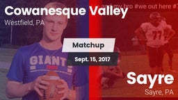 Matchup: Cowanesque Valley vs. Sayre  2017