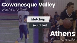 Matchup: Cowanesque Valley vs. Athens  2018