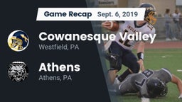 Recap: Cowanesque Valley  vs. Athens  2019