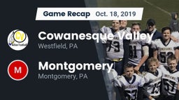 Recap: Cowanesque Valley  vs. Montgomery  2019