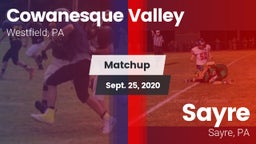 Matchup: Cowanesque Valley vs. Sayre  2020