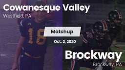 Matchup: Cowanesque Valley vs. Brockway  2020