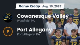 Recap: Cowanesque Valley  vs. Port Allegany  2023