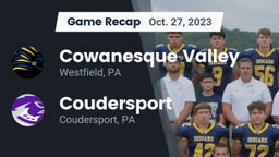 Recap: Cowanesque Valley  vs. Coudersport  2023