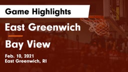 East Greenwich  vs Bay View Game Highlights - Feb. 10, 2021