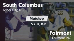 Matchup: South Columbus vs. Fairmont  2016