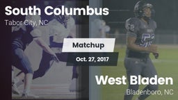 Matchup: South Columbus vs. West Bladen  2017