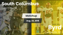 Matchup: South Columbus vs. Byrd  2018