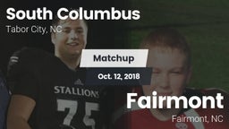 Matchup: South Columbus vs. Fairmont  2018
