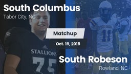 Matchup: South Columbus vs. South Robeson  2018
