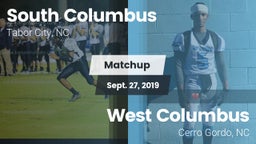 Matchup: South Columbus vs. West Columbus  2019