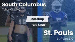 Matchup: South Columbus vs. St. Pauls  2019