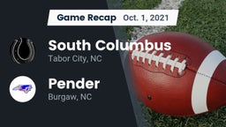 Recap: South Columbus  vs. Pender  2021