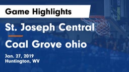 St. Joseph Central  vs Coal Grove ohio Game Highlights - Jan. 27, 2019