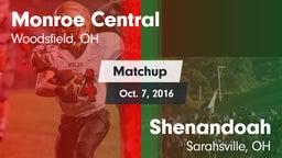 Matchup: Monroe Central vs. Shenandoah  2016