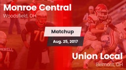 Matchup: Monroe Central vs. Union Local  2017