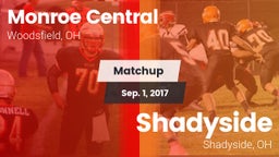 Matchup: Monroe Central vs. Shadyside  2017