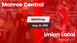 Matchup: Monroe Central vs. Union Local  2018