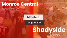 Matchup: Monroe Central vs. Shadyside  2018