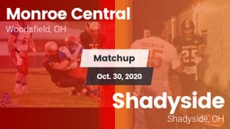 Matchup: Monroe Central vs. Shadyside  2020