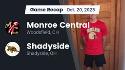 Recap: Monroe Central  vs. Shadyside  2023