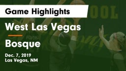 West Las Vegas  vs Bosque  Game Highlights - Dec. 7, 2019