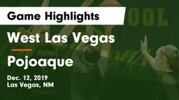 West Las Vegas  vs Pojoaque  Game Highlights - Dec. 12, 2019