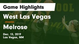 West Las Vegas  vs Melrose  Game Highlights - Dec. 13, 2019