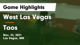 West Las Vegas  vs Taos  Game Highlights - Nov. 24, 2021