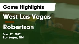 West Las Vegas  vs Robertson  Game Highlights - Jan. 27, 2022