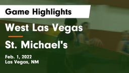 West Las Vegas  vs St. Michael's  Game Highlights - Feb. 1, 2022