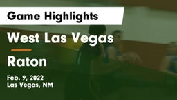 West Las Vegas  vs Raton Game Highlights - Feb. 9, 2022