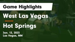 West Las Vegas  vs Hot Springs Game Highlights - Jan. 13, 2023