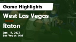 West Las Vegas  vs Raton Game Highlights - Jan. 17, 2023