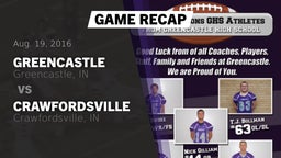 Recap: Greencastle  vs. Crawfordsville  2016